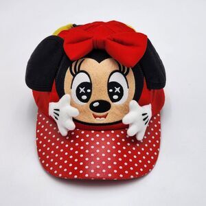 Hong Kong Disneyland Minnie Mouse Chibi Ears Hands Feet Hat RARE Size Kids